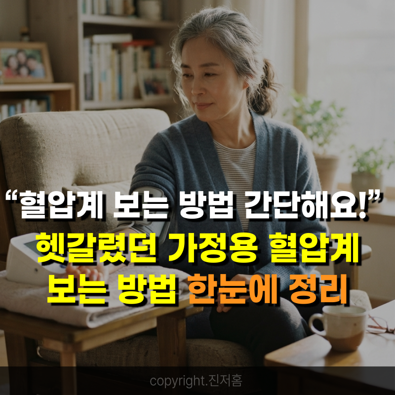 "가정용 혈압계 보는 방법" SYS,DIA,PUL,수축기,이완기 완전 정리! (초등학생도 이해가능)