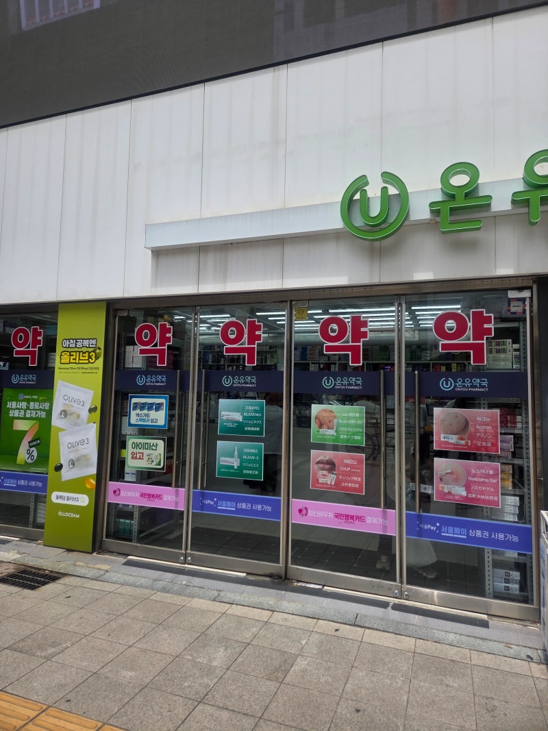 종로약국 글루콤 최저가 온유약국 서울페이 결제부터 광장시장 나들이 코스