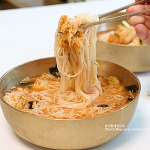 김치말이국수 레시피 냉면육수 여름음식 냉국수