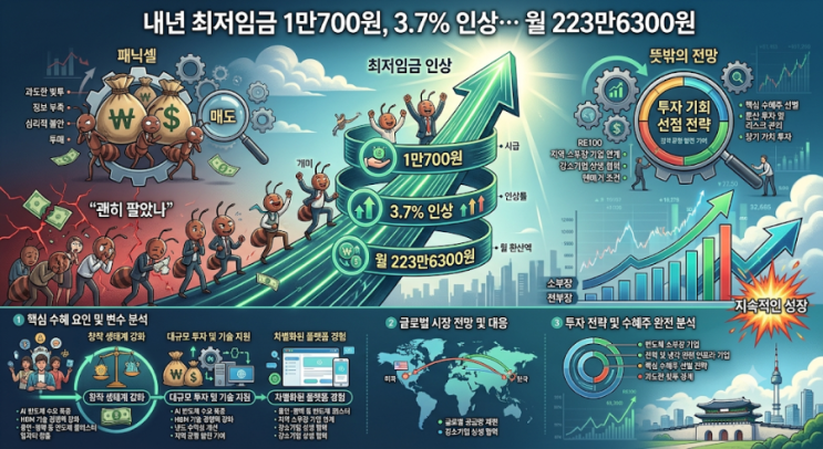 <b>내년 최저임금</b> 1만700원, 3.7% <b>인상</b>…월 223만6300원