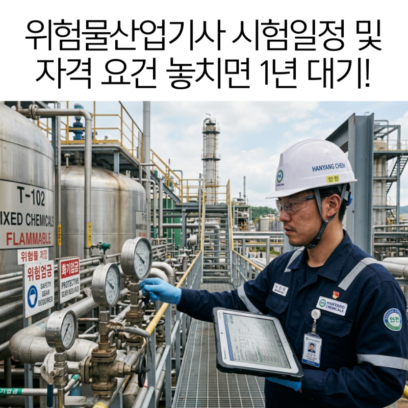 위험물산업기사 필기 실기 접수방법 및 시험일정 준비물, 자격요건 놓치면 1년 날립니다