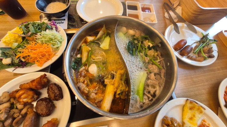 고척돔 맛집 추천 <b>불꽃 야구</b>직관 후 샤브올데이 내돈 내산!!