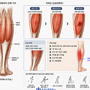 운동 후 종아리 안쪽 통증, 비복근 내측두 손상일 수 있습니다 ｜부산 우리신경외과