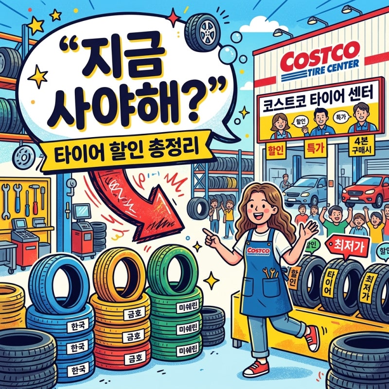 코스트코 타이어 행사 2026 미쉐린 한국 금호 할인 일정과 비용 총정리