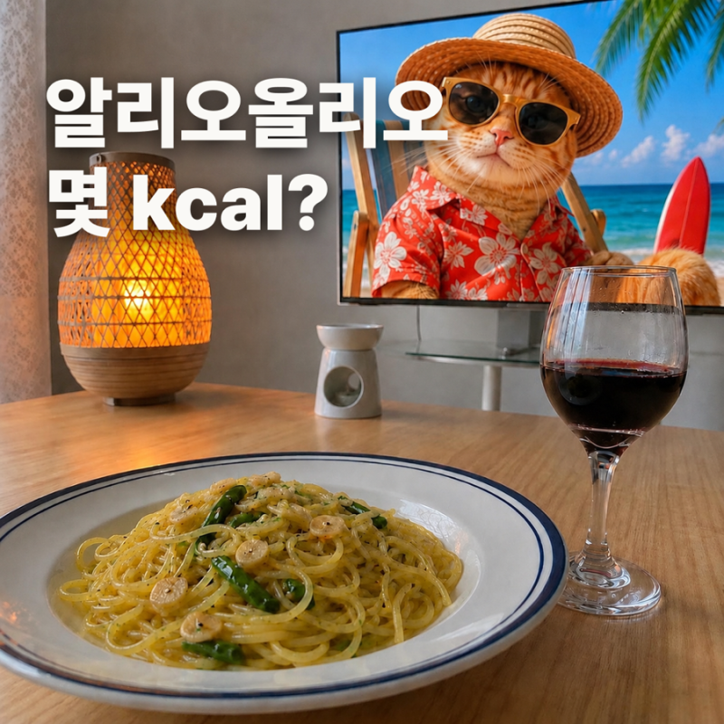 알리오올리오 칼로리 | 파스타면·올리브오일·마늘까지 계산해보니
