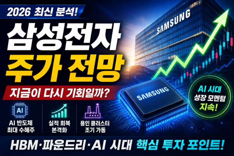 삼성전자 주가 전망, 지금이 다시 기회일까? AI 반도체 시대의 핵심 투자 포인트 총정리