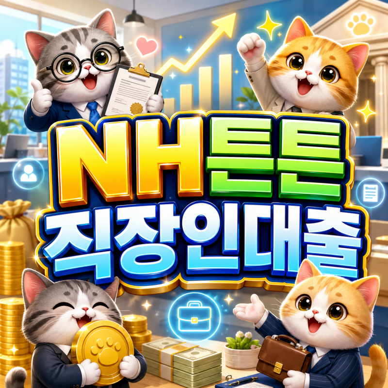 2026 NH튼튼직장인대출 최대 2억원! 직장인 자격과 금리 우대 한도 높이는 방법은!?