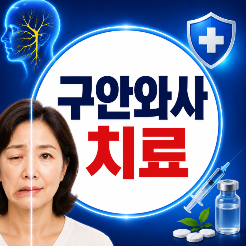구안와사 치료, 골든타임을 놓치면 회복이 늦어질 수 있습니다