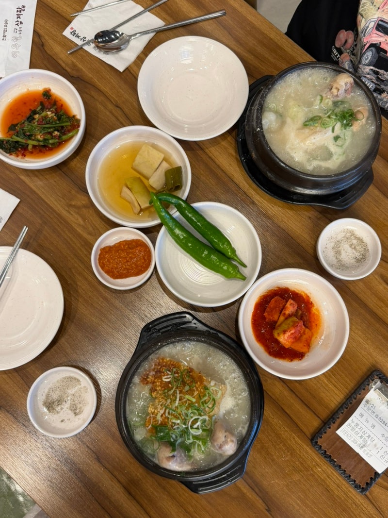 천안 맛집 이우철 한방 누룽지 삼계탕 성성호수점 내돈내산 후기