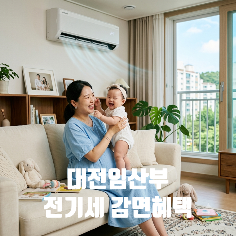 대전 임산부 전기세 감면 혜택 대상과 신청시기