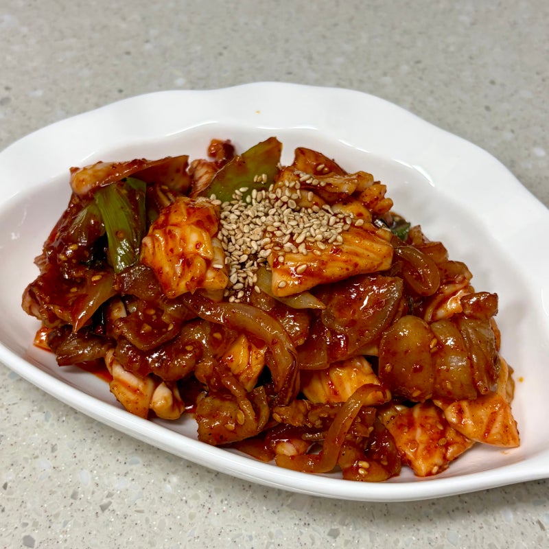 밥 한공기 뚝딱! 오삼불고기 레시피