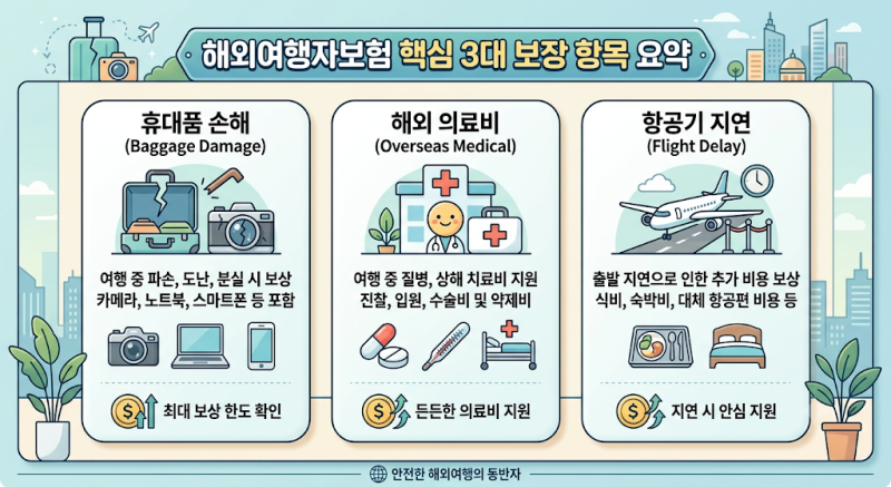 여름휴가 전 필수 체크! 해외여행자보험 비교 추천 및 5분만에 모바일 가입 방법