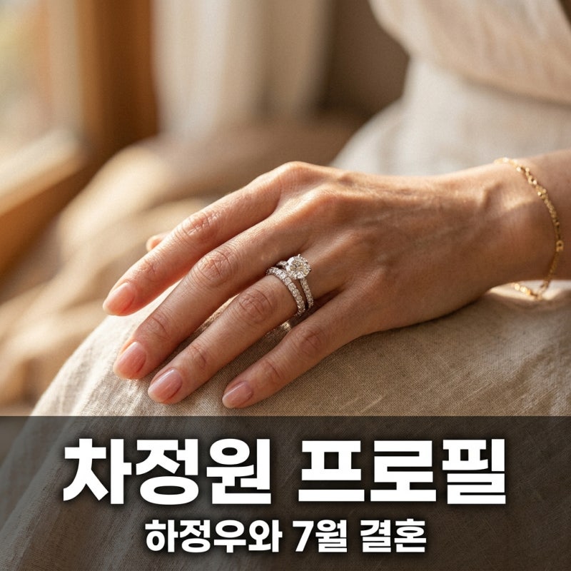 차정원 프로필 나이 학력 인스타 및 하정우와 결혼 정보 총정리