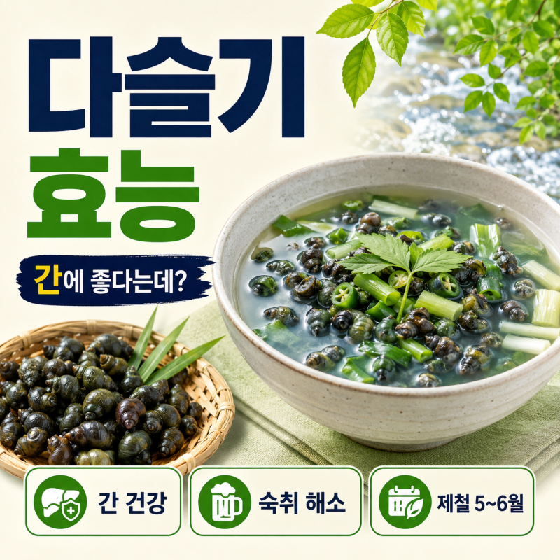 다슬기효능, 물속 웅담이라는데.. '이렇게' 안 먹으면 위험