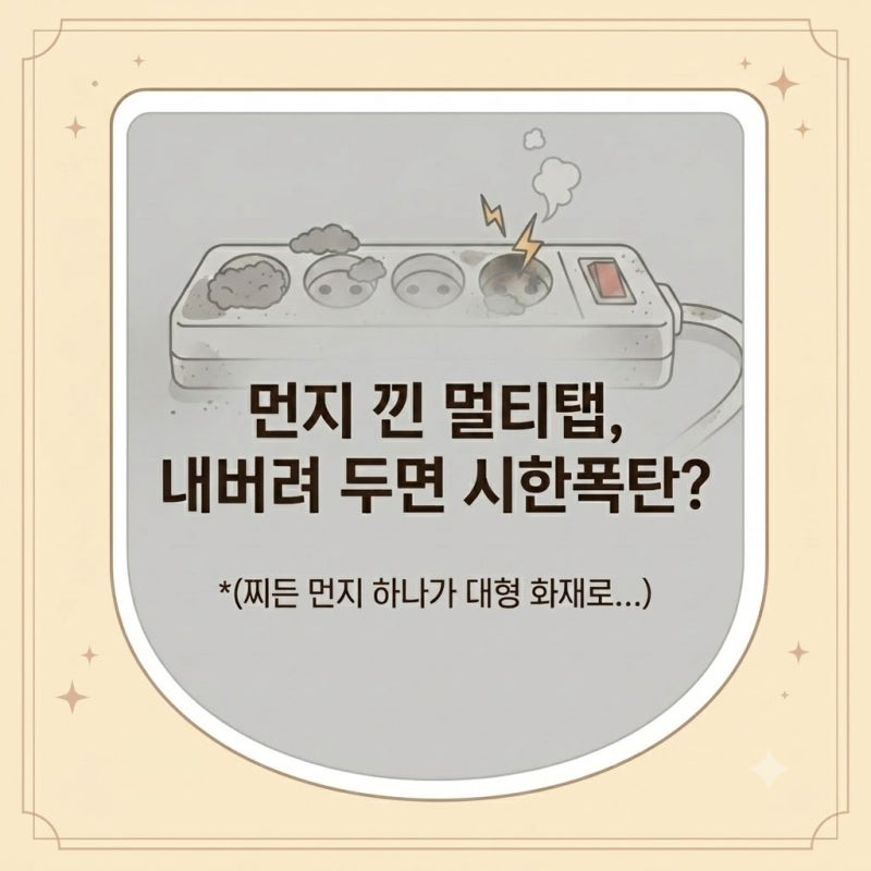멀티탭 먼지 방치하면 시한폭탄? 올바른 청소, 관리방법, 수명과 교체시기까지 총청리