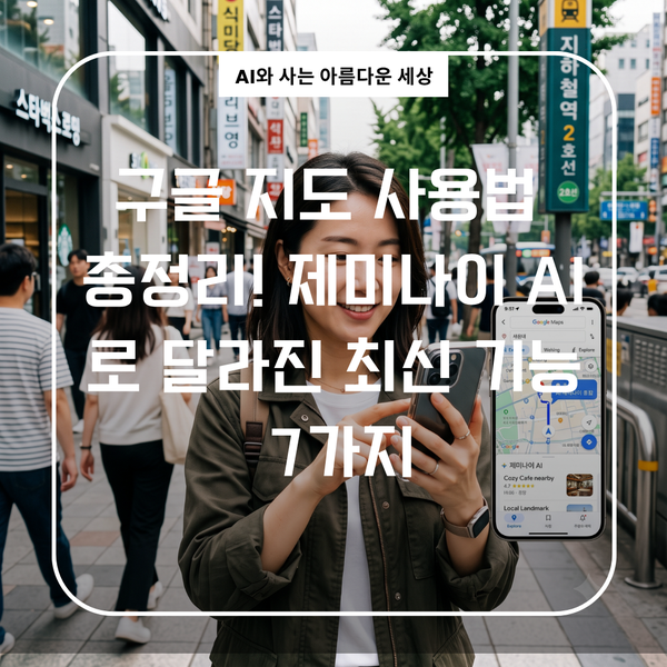 구글 지도 사용법 총정리! 제미나이 AI로 달라진 최신 기능 7가지