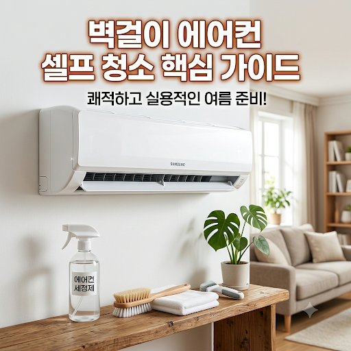 벽걸이 에어컨 셀프 청소 방법 결론부터 확인하는 체크리스트