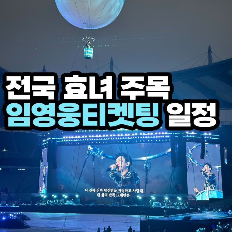 "할머니도 가고싶대요" 2026 <b>임영웅 콘서트</b> 티켓팅 일정... 