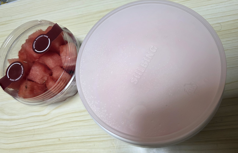 설빙 수박화채설빙 가격 칼로리 나타드코코와 밀키소다 배달 솔직후기 내돈내산 꿀팁