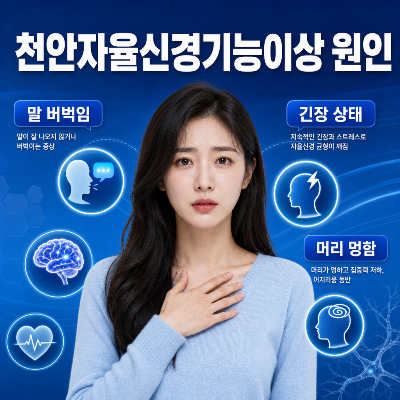 천안자율신경실조증 검사, '이상 없다'는데 왜 말이 버벅대지?