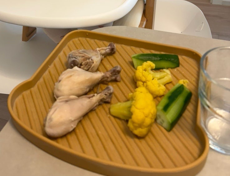 [자기주도이유식] 복날 아기 백숙 아기닭다리 원물 영양닭죽 닭국수 레시피