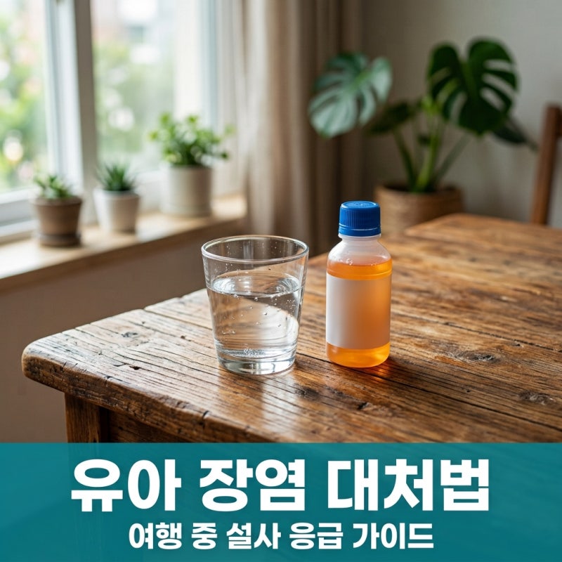 여름철 유아 장염 증상과 여행 중 설사할 때 똑똑한 대처법