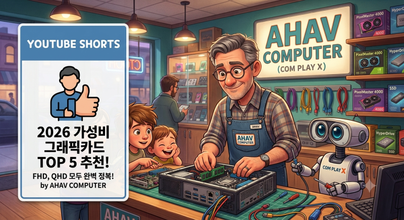 2026년 7월 그래픽카드 성능 순위 20위 총정리! 아하브컴퓨터가 뽑은 진짜 가성비 추천 제품 5....