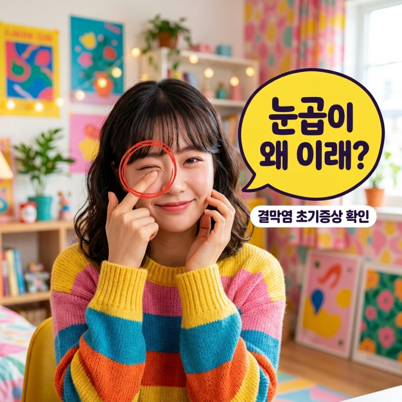 결막염 초기증상 5가지! 눈곱과 충혈 발생 시 대처법 총정리