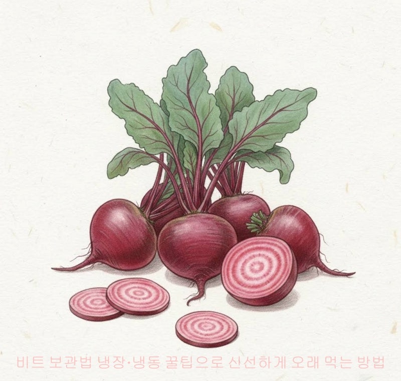 비트 보관법 냉장·냉동 꿀팁으로 신선하게 오래 먹는 방법