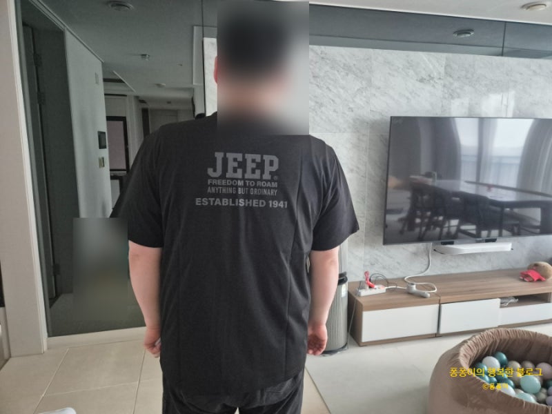 지프 26ss 남자 소로나 반팔 티셔츠 3종 내돈내산 후기