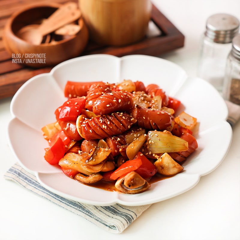 소세지야채볶음 레시피 어린이반찬 쏘야볶음