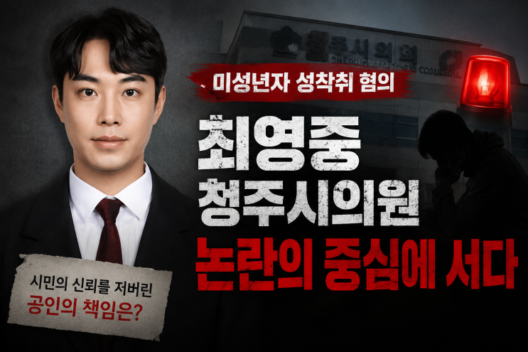 <b>최영중 청주시의원</b> 성범죄 의혹 후폭풍… 국민의힘 제명 절차... 