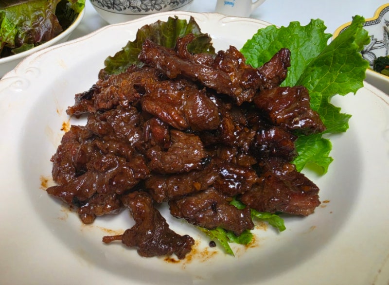 소갈비살 요리, 마늘 소갈비살 구이 황금양념! 남은 근막으로 갈비탕까지 끓여봤어요