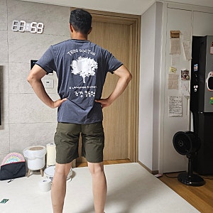 지벤 작업복 티셔츠