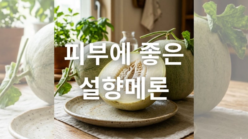설향메론 특징과 고르는 법 및 보관 방법 총정리