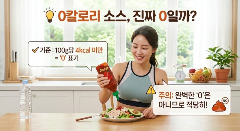 [다이어트꿀팁] 0칼로리 매운맛 소스 핵심가이드 (feat. 스리라차, 타바스코)