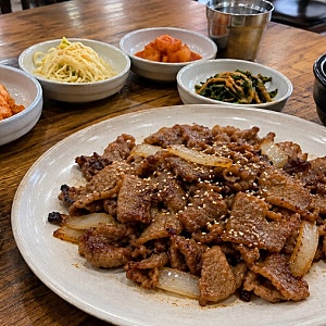 돼지불백 레시피 | 기사식당 스타일 간장불도기 돼지불백 한상