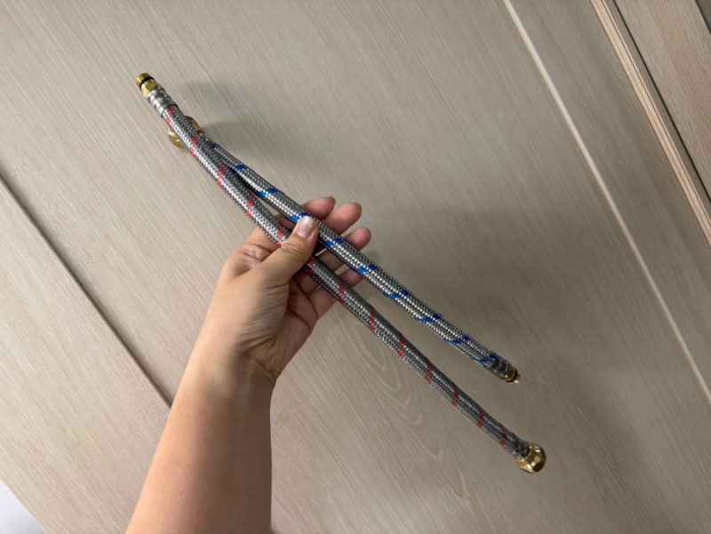 대림바스 샤워기 호스 물샘 이슈, 자가수리로 해결!