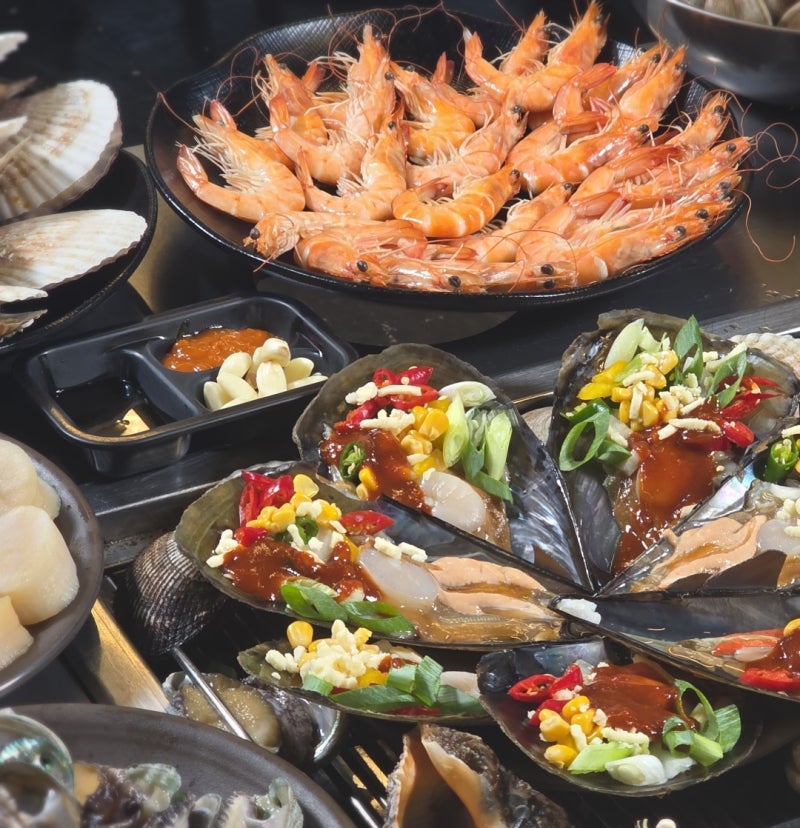 대천해수욕장 24시간 조개구이 맛집 삼겹살 고기 무한리필 보령 신흑동 머드축제 가볼만한곳