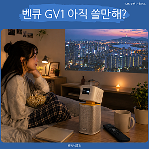 미니빔 프로젝터 벤큐 GV1, 지금도 추천할 만한 휴대용 빔프로젝터일까