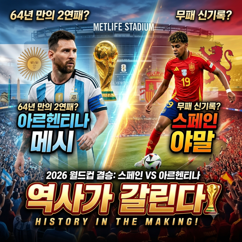 2026 월드컵 결승, 역사가 갈린다