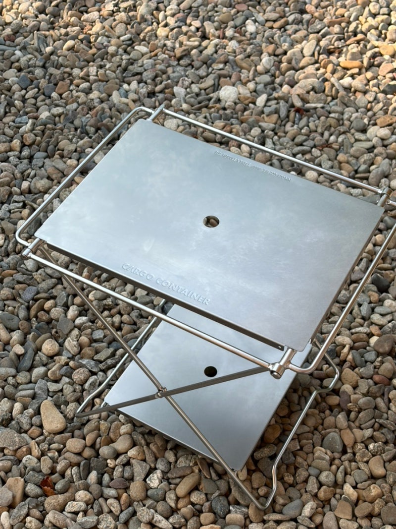 [캠핑 용품] 카고 컨테이너 모듈 X x 아베나키 IGT 플레이트로 미니멀 캠핑