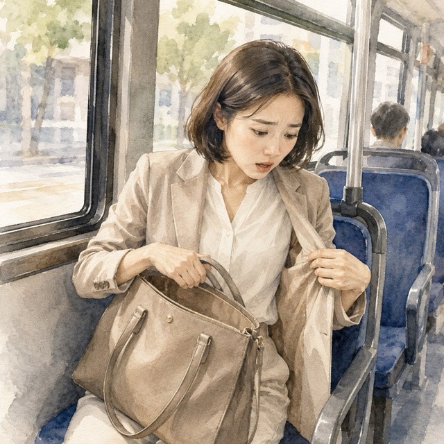 버스에서 지갑 잃어버리는 꿈 해몽 - 버스 꿈