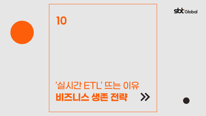 '실시간 ETL' 뜨는 이유 : 비즈니스 생존 전략