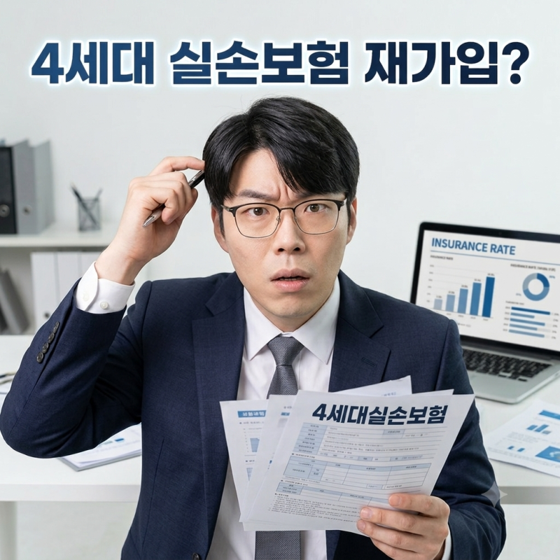 4세대 실손보험 재가입 문자를 받았습니다.