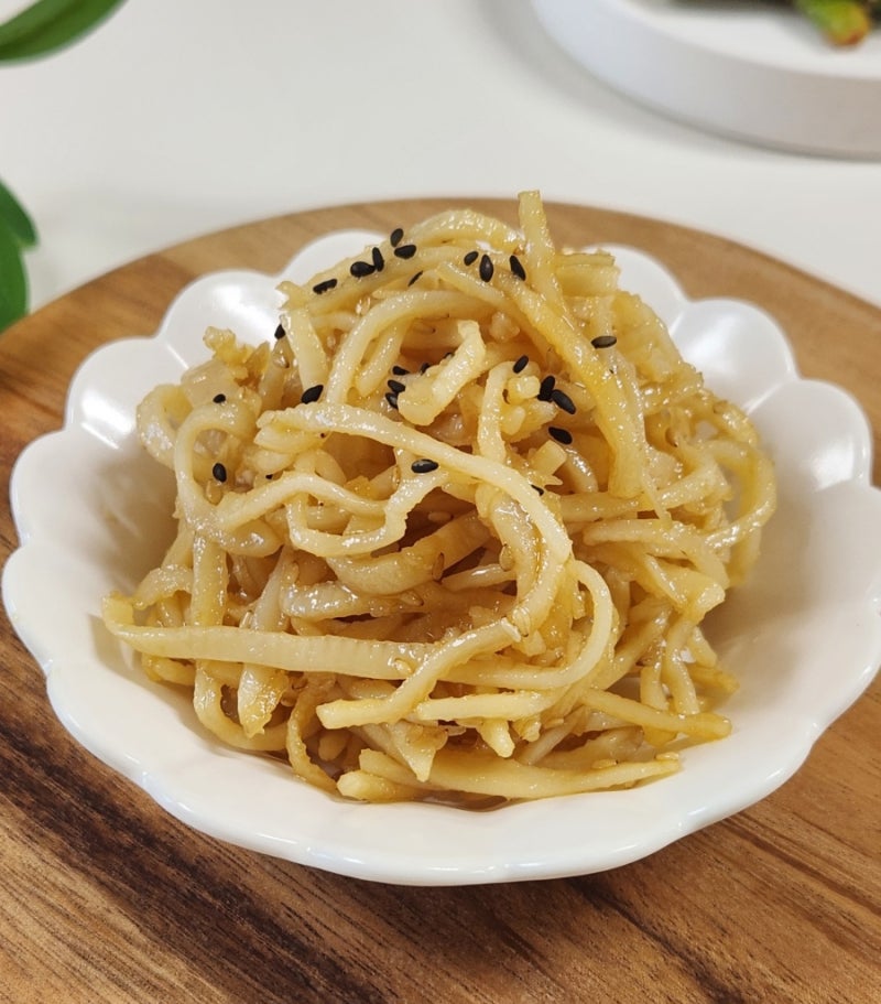 간장 진미채볶음 레시피, 백종원 스타일 부드러운 오징어진채볶음 만드는 법