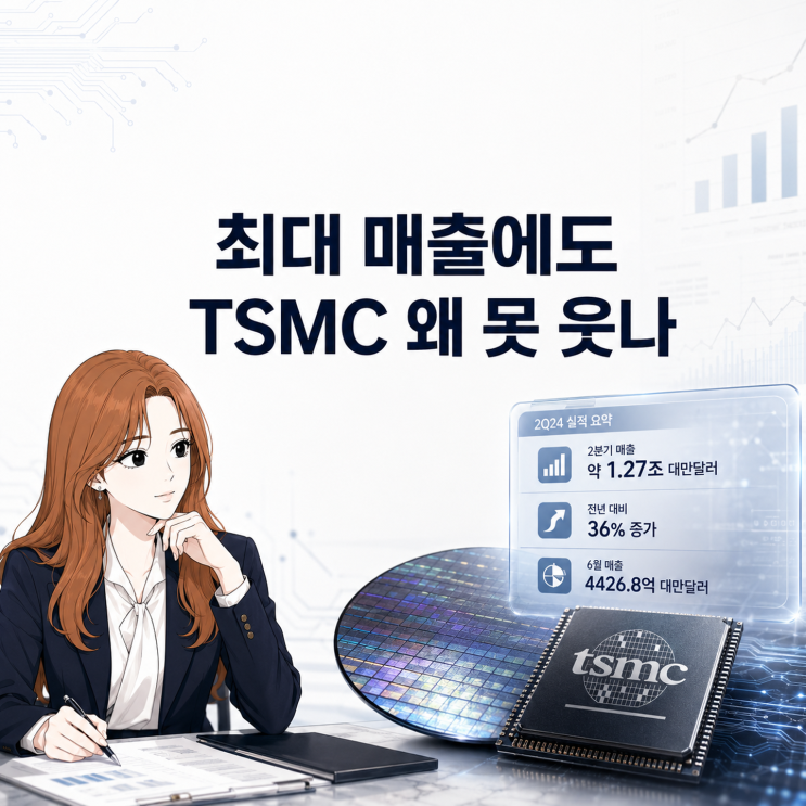 <b>TSMC 실적 발표</b> 역대급 성적표에도 축포를 못 터뜨린 이유