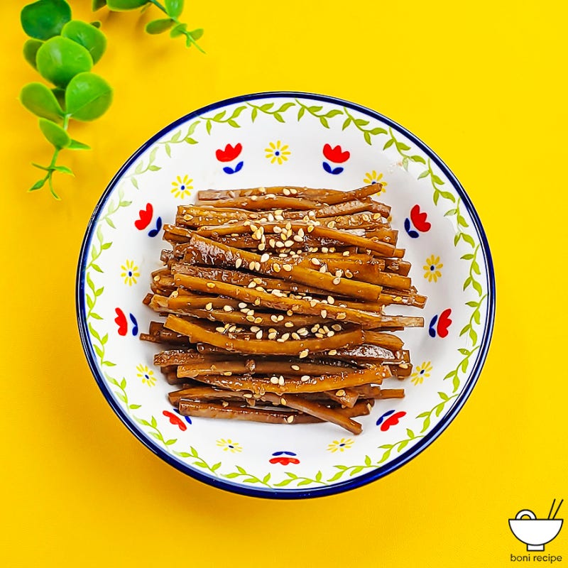 우엉조림 황금 레시피 우엉채조림