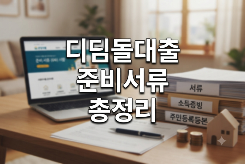 디딤돌대출 준비서류 총정리｜직장인·사업자·프리랜서별 한눈에 확인