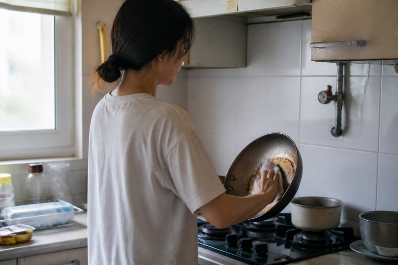 주방 기름때 제거, 세제 없이도 잘 닦이는 순서가 있어요